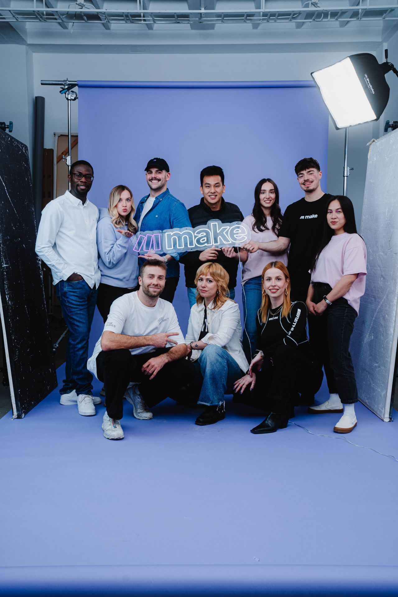 Merch Collective team in our Prague studio crafting custom branded merchandise